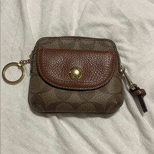 Coach Brown and Tan Wallet